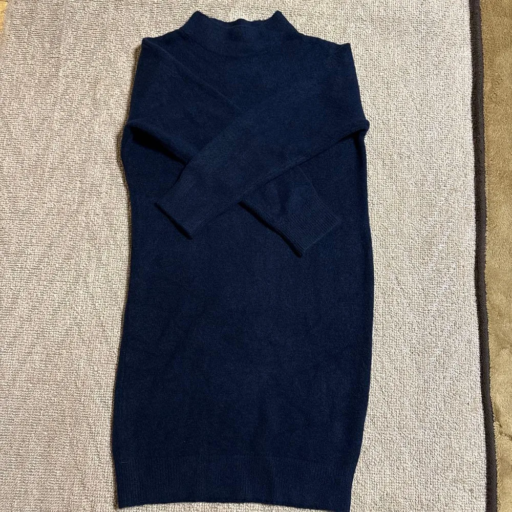 ハイネック ニットキッズワンピース 150cm