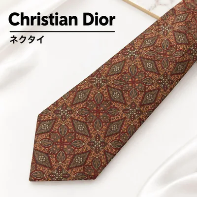 Christian Dior Monsieur ネクタイ 総柄 穴あき