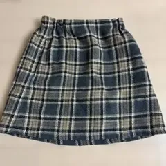 GU チェック柄 スカート 130cm