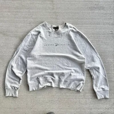 希少!90s banana republic プリント スウェット 刺繍タグ