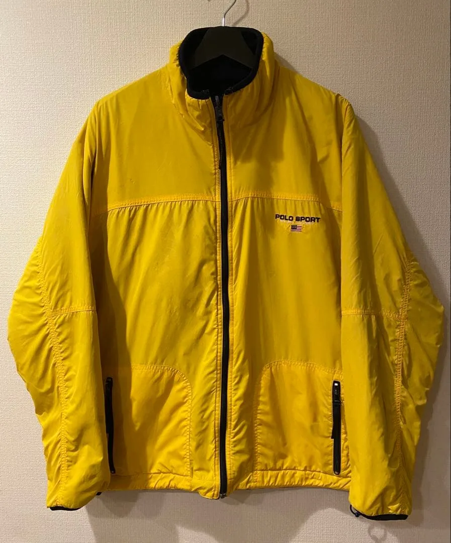 90s POLO SPORT グリセードタイプ リバーシブル ジャケット