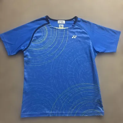 YONEX テニスウェア Tシャツ ブルー Oサイズ