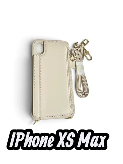 IPhone XS Max ショルダーケース クリーム