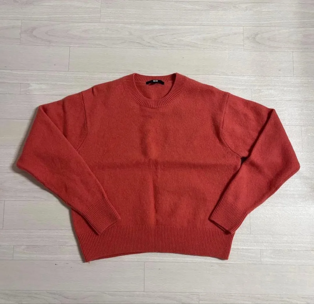UNIQLO/Mサイズ/プレミアムラムクルーネックセーター
