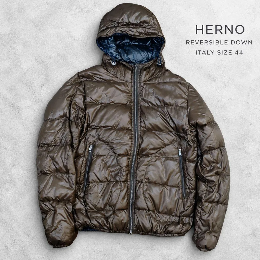 HERNO Reversible Down Jacket Hooded 44