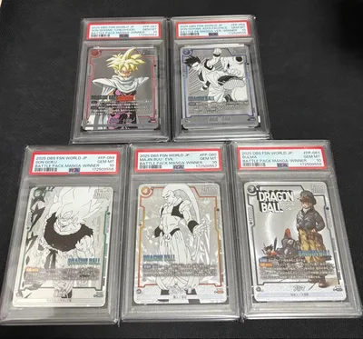 バトルパック WINNER プロモ psa10 5連番 孫悟空 孫悟飯 原作絵