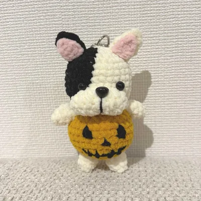 フレンチブルドッグ あみぐるみ ハロウィン