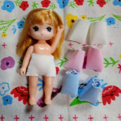 ハンドメイド ミキちゃんマキちゃん パンツ 無地 6枚セット リカちゃん