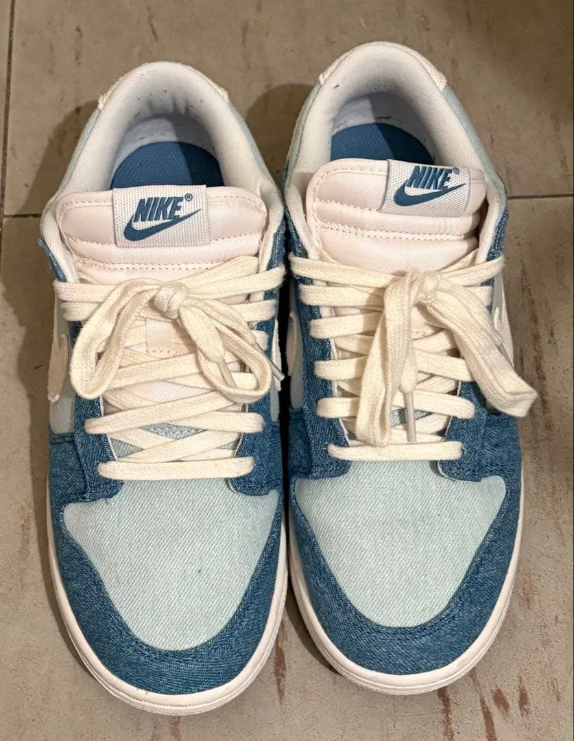 NIKE デニム スニーカー ブルー ホワイト