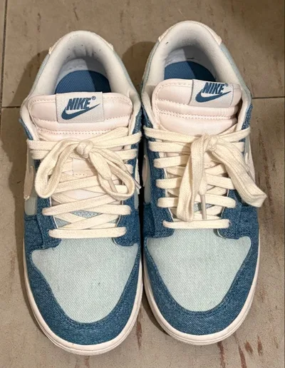 NIKE デニム スニーカー ブルー ホワイト