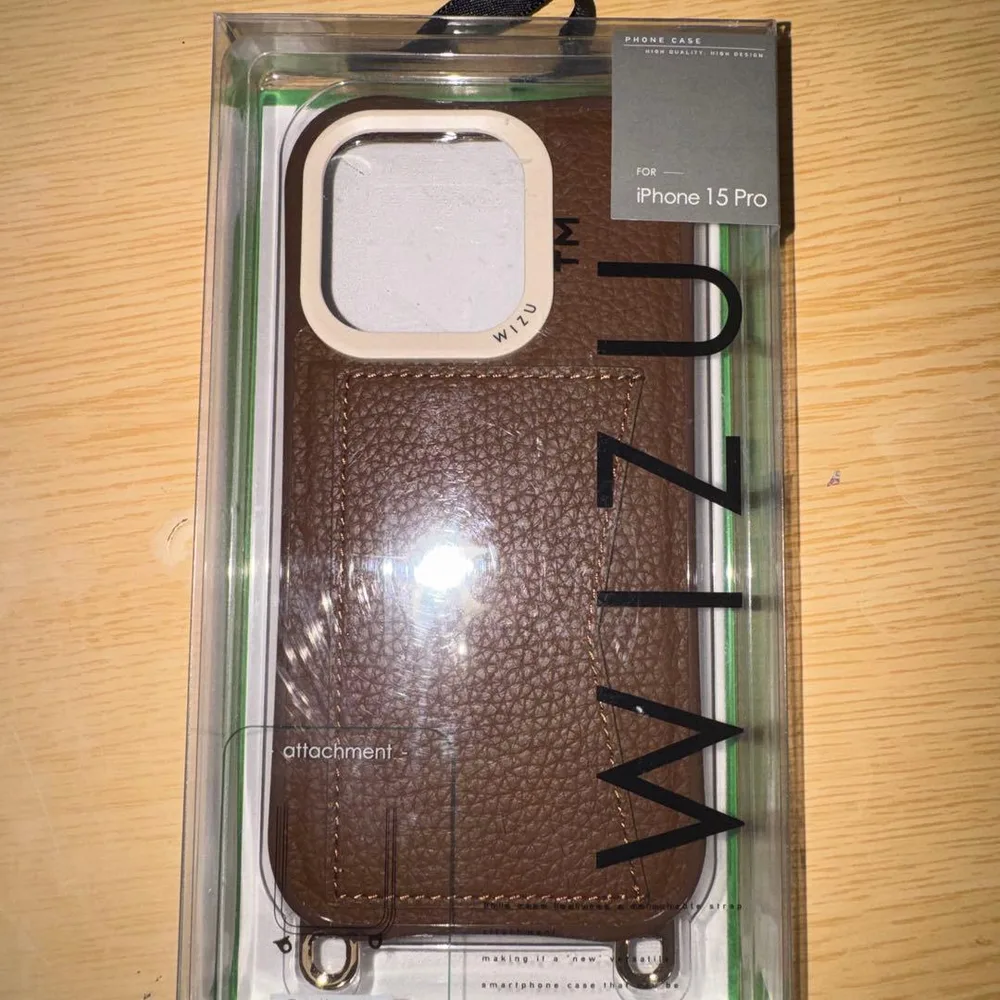 WIZU iPhone用ケース iPhone15pro ブラウン