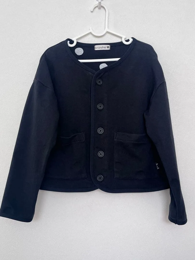branshes キッズ カーディガン ブラック 130cm