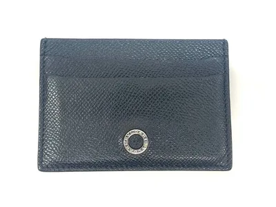 BVLGARI カードケース ブラック レザー