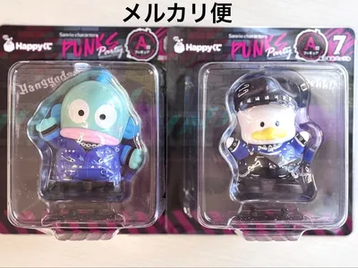 サンリオハッピーくじ A賞ハンギョドンフィギュア、ペックルフィギュア