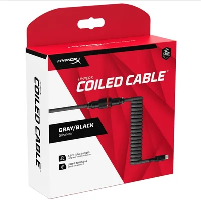 【新品・未開封】HyperX コイルケーブル USB-C 6J679AA