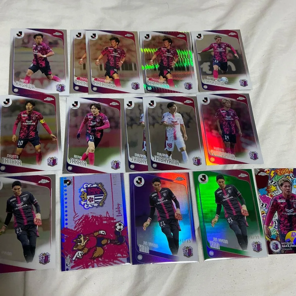 Topps Chrome Jリーグ セレッソ大阪 まとめ売り15枚