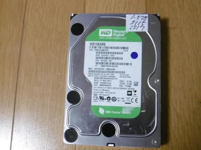 WD 3.5吋 HDD 1,5TB WD15EAR 累積2517時間