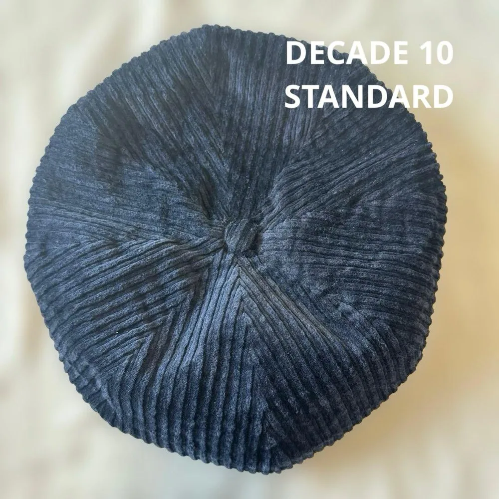 DECADE 10 STANDARD ベレー帽 コーデュロイ 黒 ダークネイビー