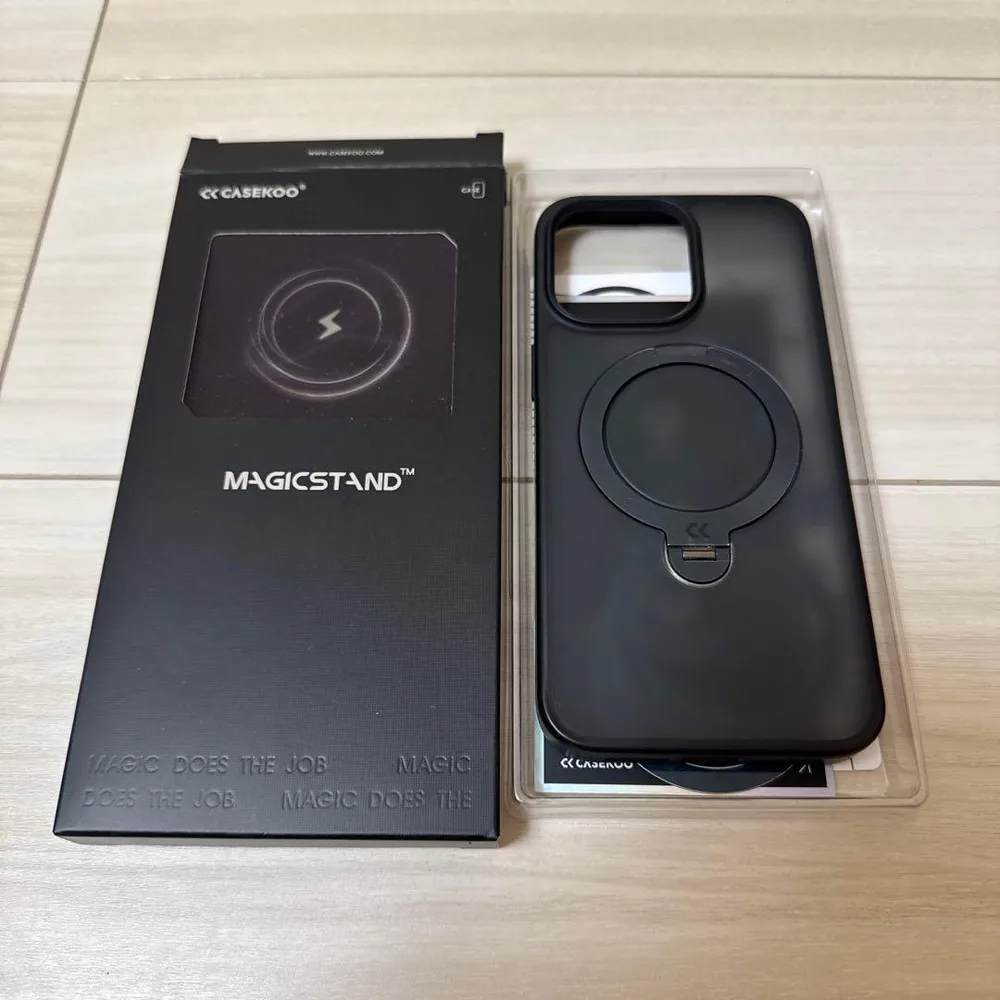 CASEKOO iPhone15ProMax MagSafe マットブラック