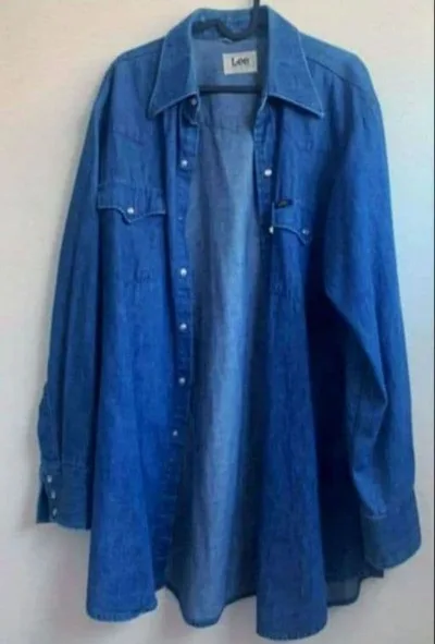 【激レア逸品】 Lee デニムロングシャツコート USA製