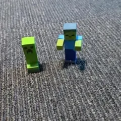 マインクラフト フィギュア クリーパー ゾンビ 2体セット
