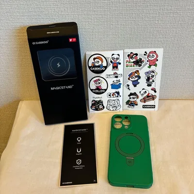 iPhone 15 Pro Max ケース グリーン MagSafe マグセーフ