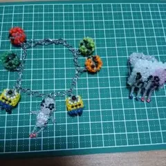 ハロウィンブレスレット &ガイコツリング