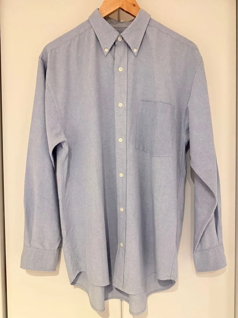 OLD UNIQLO オールドユニクロ ボタンダウンシャツ M ライトブルー