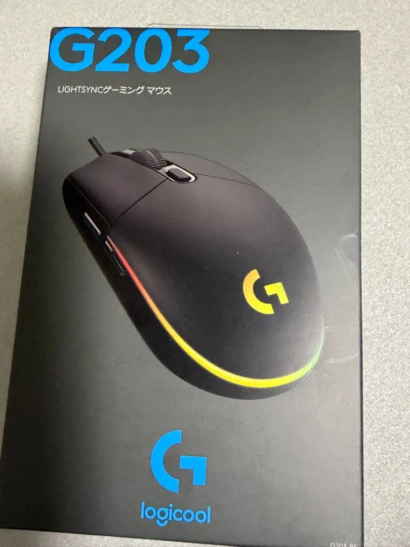 Logicool G203 LIGHTSYNC ゲーミングマウス 本体