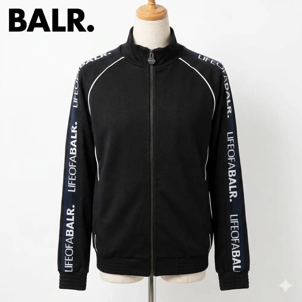 BALR. ロゴテープ トラックジャケット S ブラック