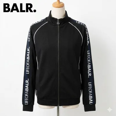 BALR. ロゴテープ トラックジャケット S ブラック