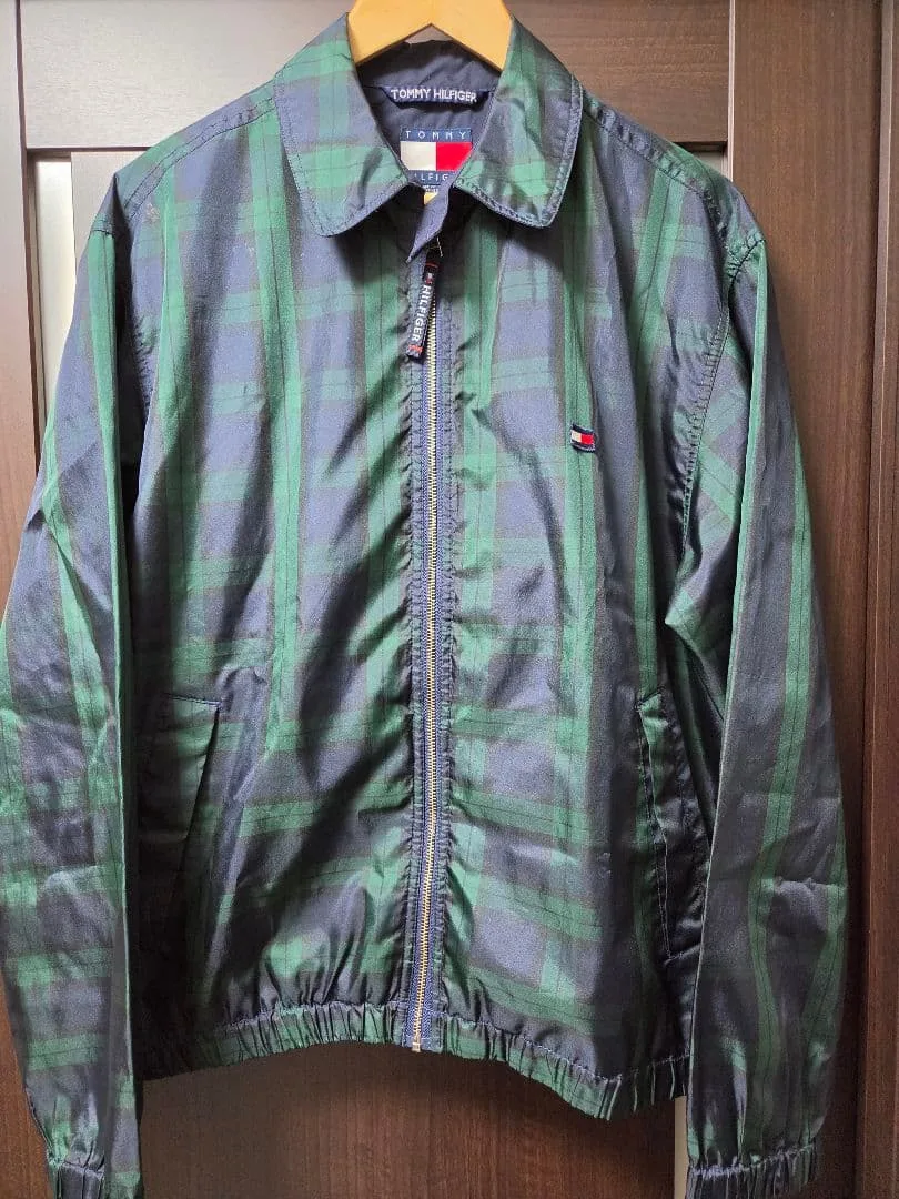TOMMY HILFIGER ナイロンジャケット ブラックウォッチ