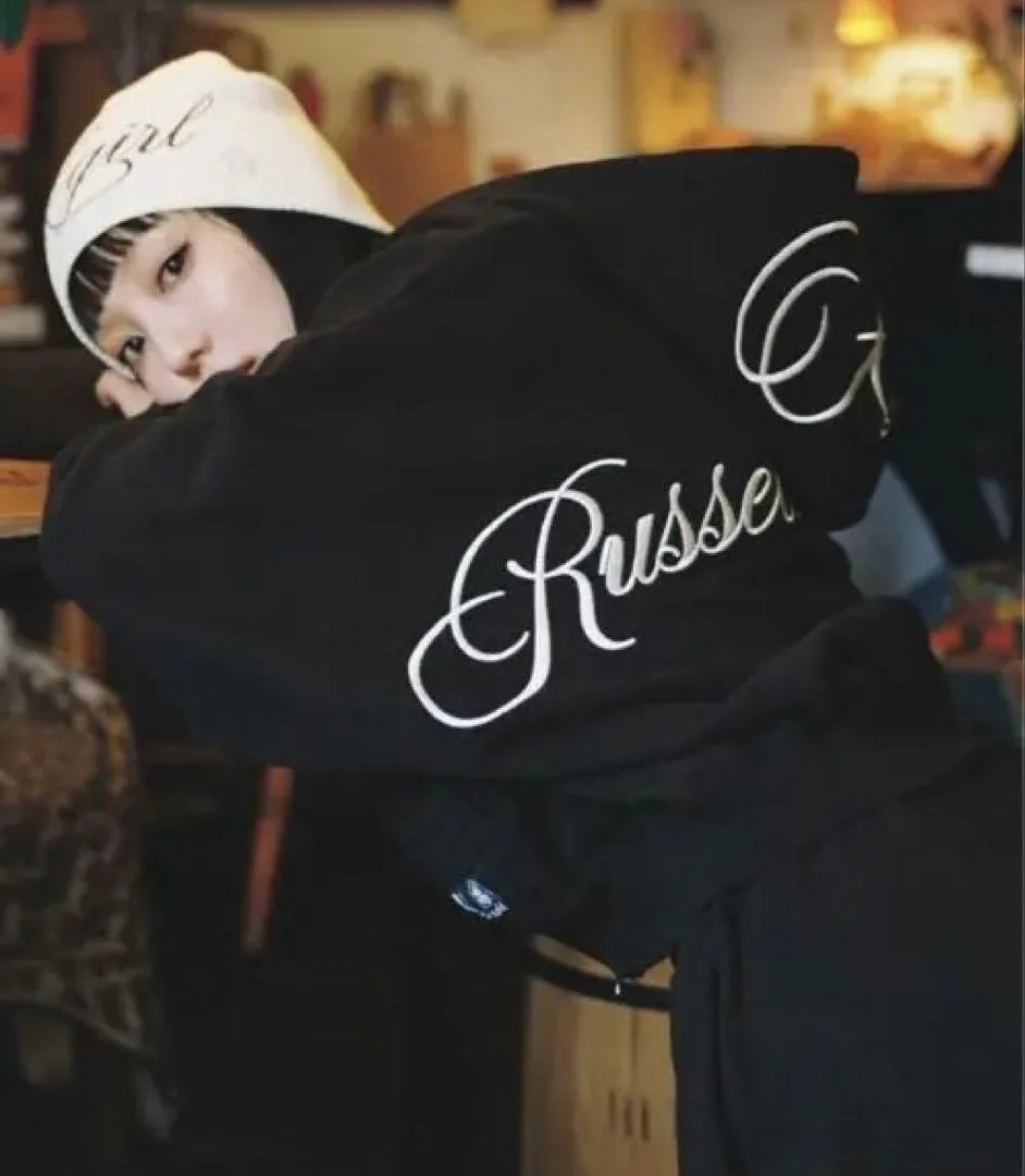 X-girl Russell Athletic セットアップ ブラック