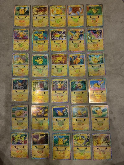 ポケモンカード ピカチュウ 30th プロモ コンプリートセット