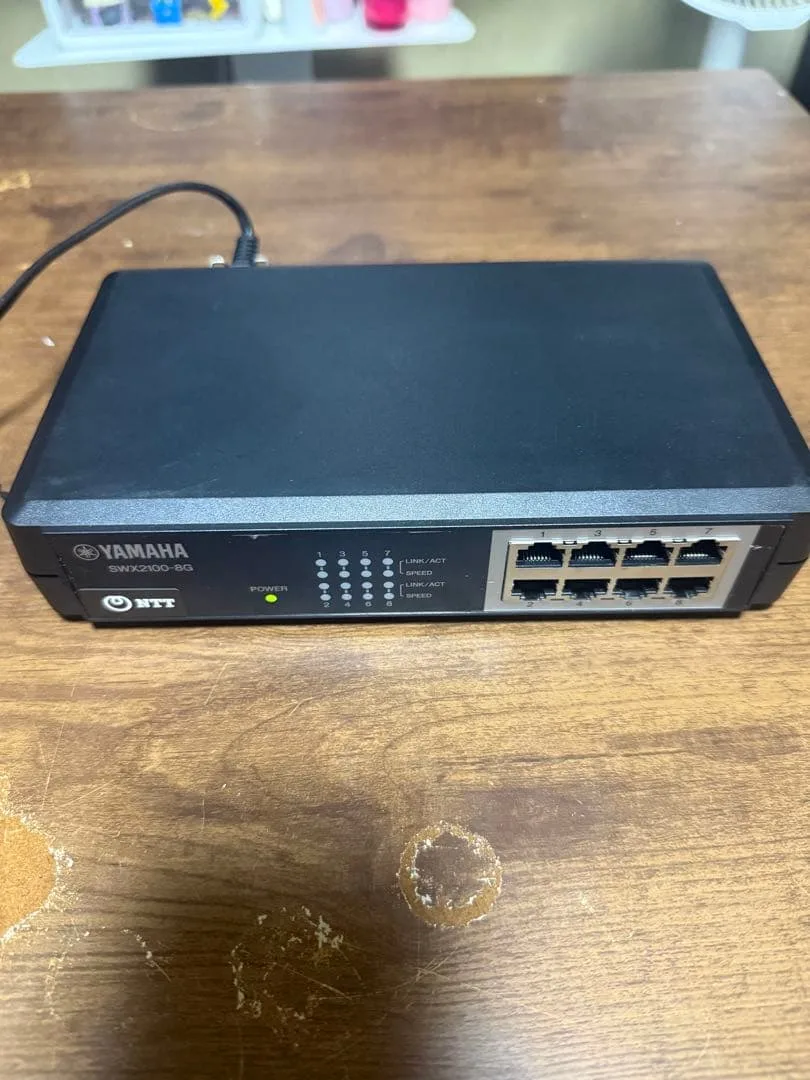 【送料無料】YAMAHA L2スイッチ SWX2100-8G 初期化済・即納