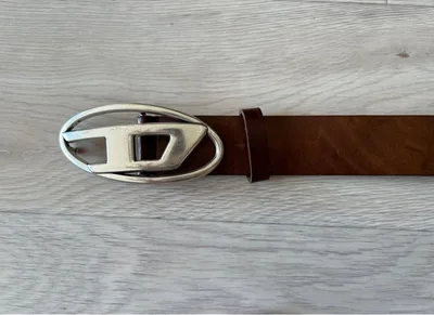 DIESEL レザーベルト ブラウン