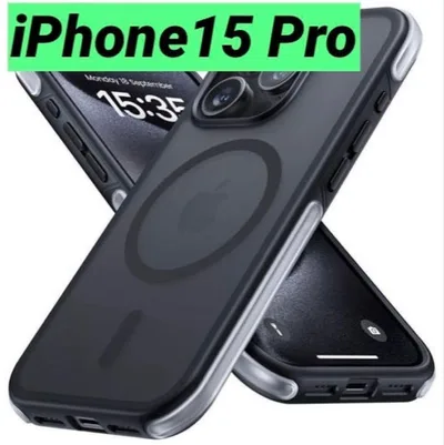 iPhone15 Pro スマホケース 全面保護 衝撃吸収 MagSafe対応