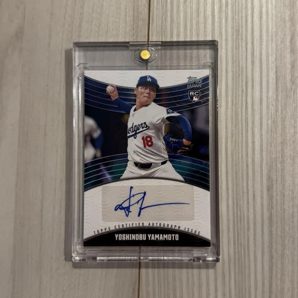 山本由伸 topps 直筆サインカードサインカード 25シリアル 25シリ