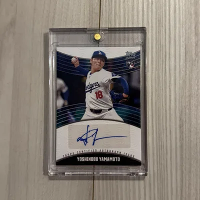 山本由伸 topps 直筆サインカードサインカード 25シリアル 25シリ