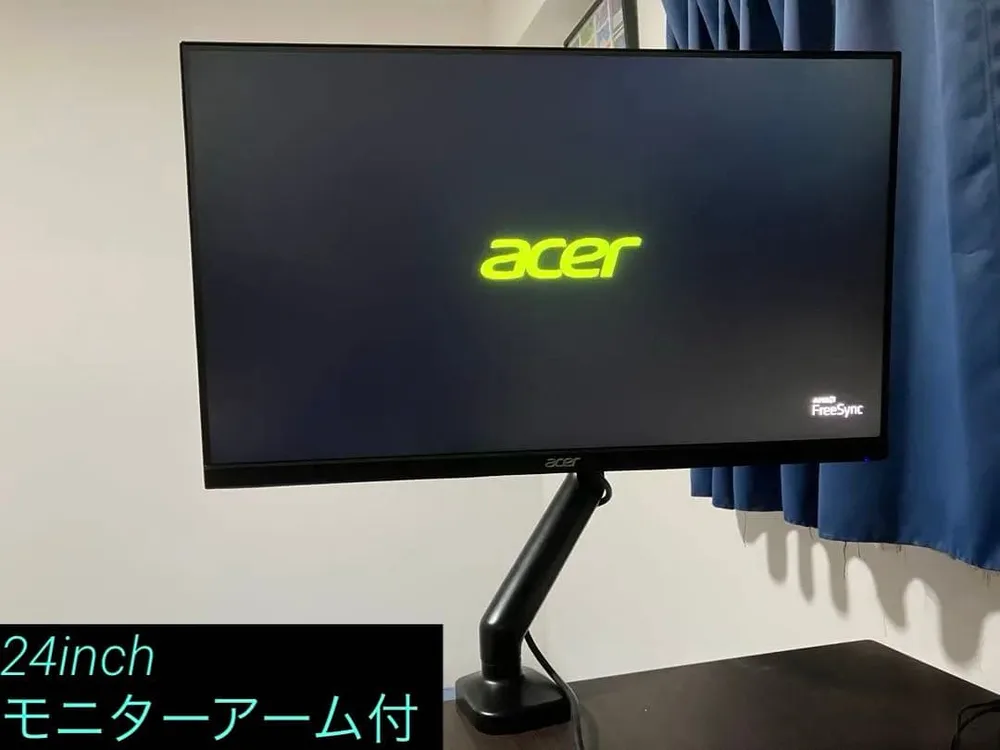 Acer ゲーミングモニター VG240Y モニターアーム付き