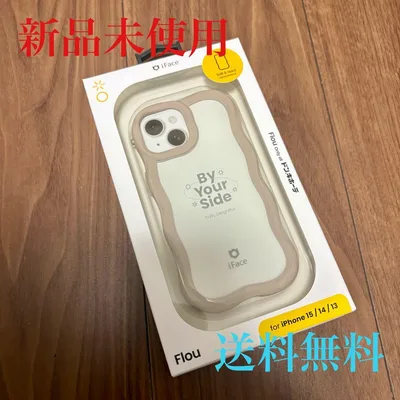 【新品】iFace Flou iPhone 15/14/13 ベージュ