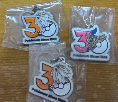 ポケモン 30周年 メタルチャームマスコット 3点セット