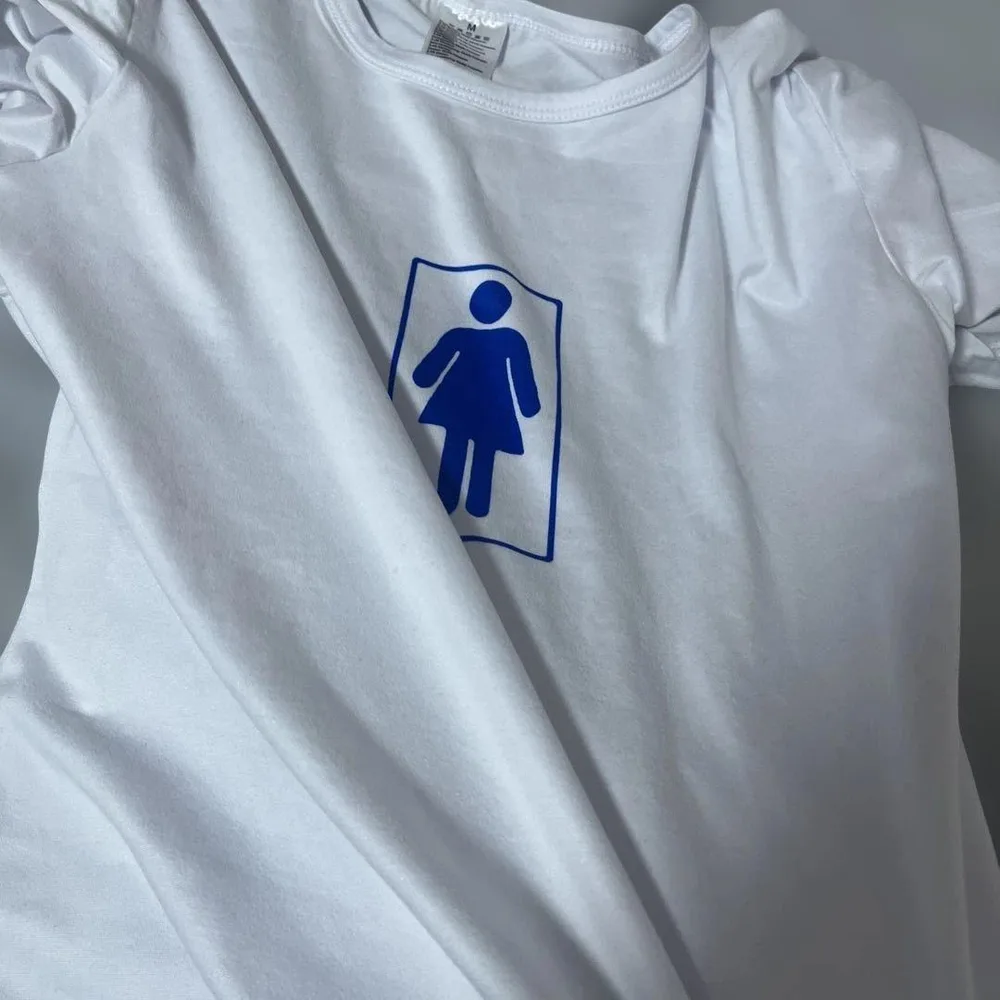 ピクトグラム Tシャツ ホワイト ロゴ スケーター