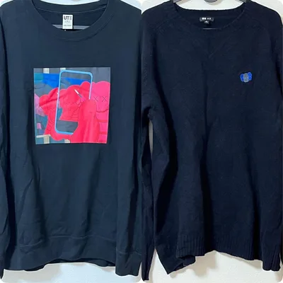 UNIQLO KAWS カウズ コラボ スウェット ニット 2点セット XL