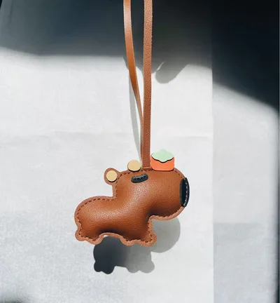 カピバラチャーム - バッグチャーム&キーホルダーの2WAYアクセサリー