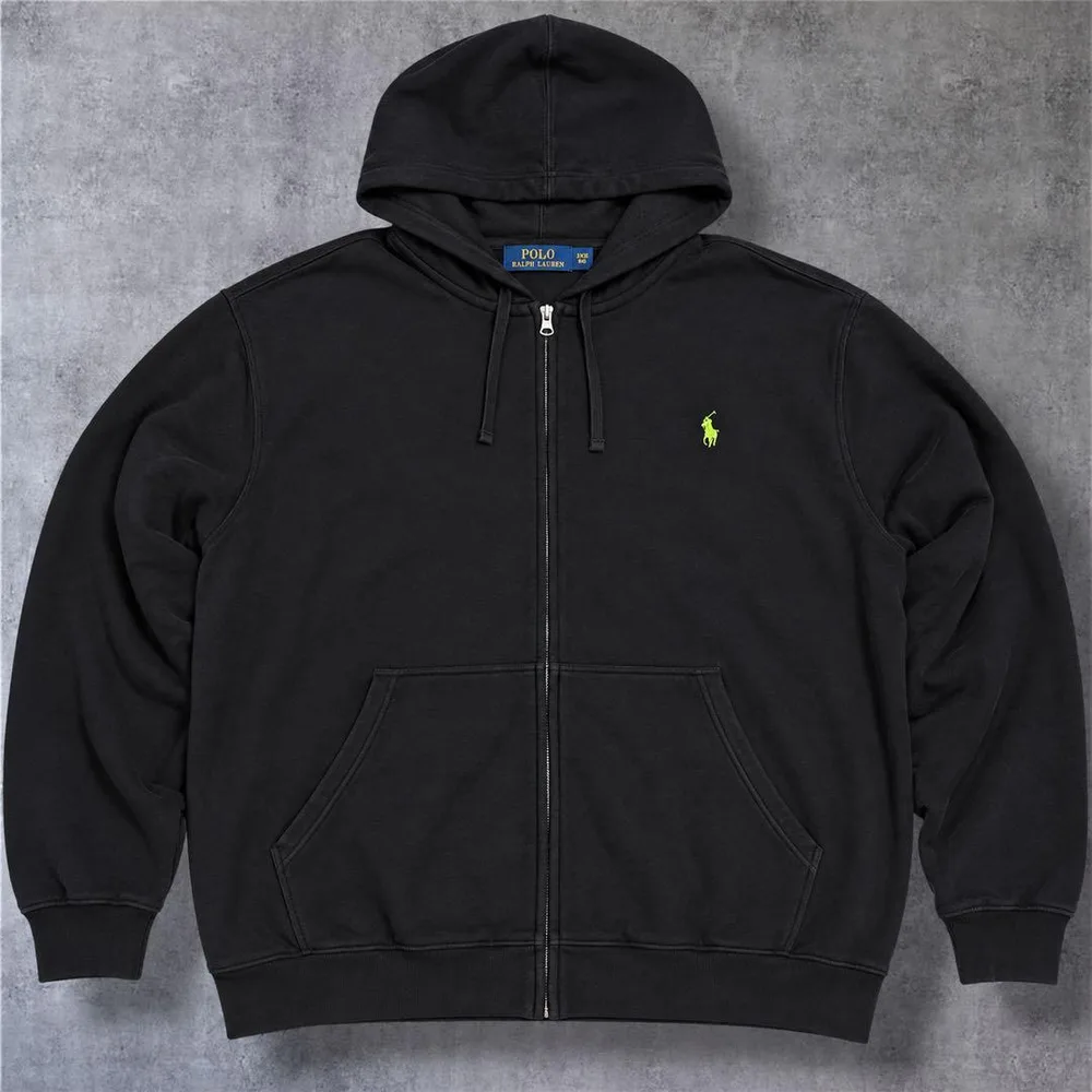 Polo Ralph Lauren ジップパーカー ブラック イエロー 3XL
