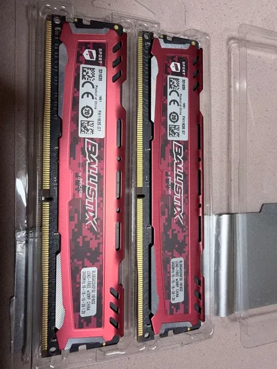 CFD Ballistix DDR4 メモリー 8GB×2枚