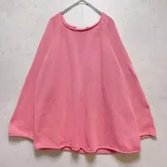 JEANNE PIERRE ざっくりニット ピンク セーター オーバーサイズ