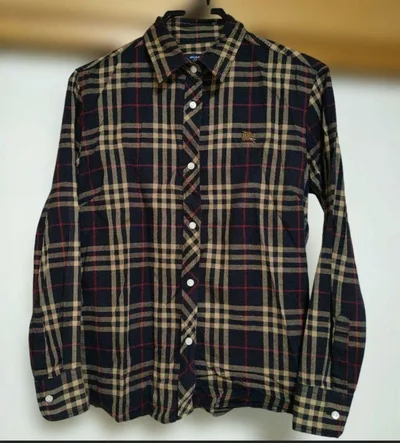 Burberry チェック柄 長袖シャツ
