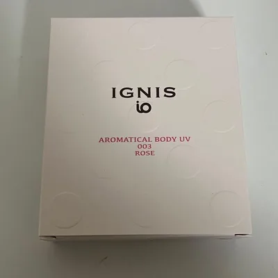 新品未使用 イグニス イオ アロマティカル ボディ UV 003ローズ 120g
